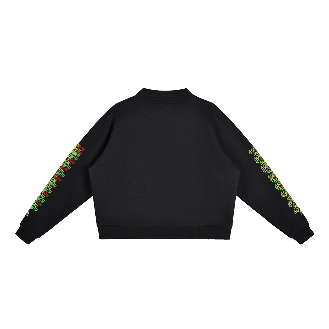 Essential Gon HxH Fleece Mock-Neck Crew Sweatshirt