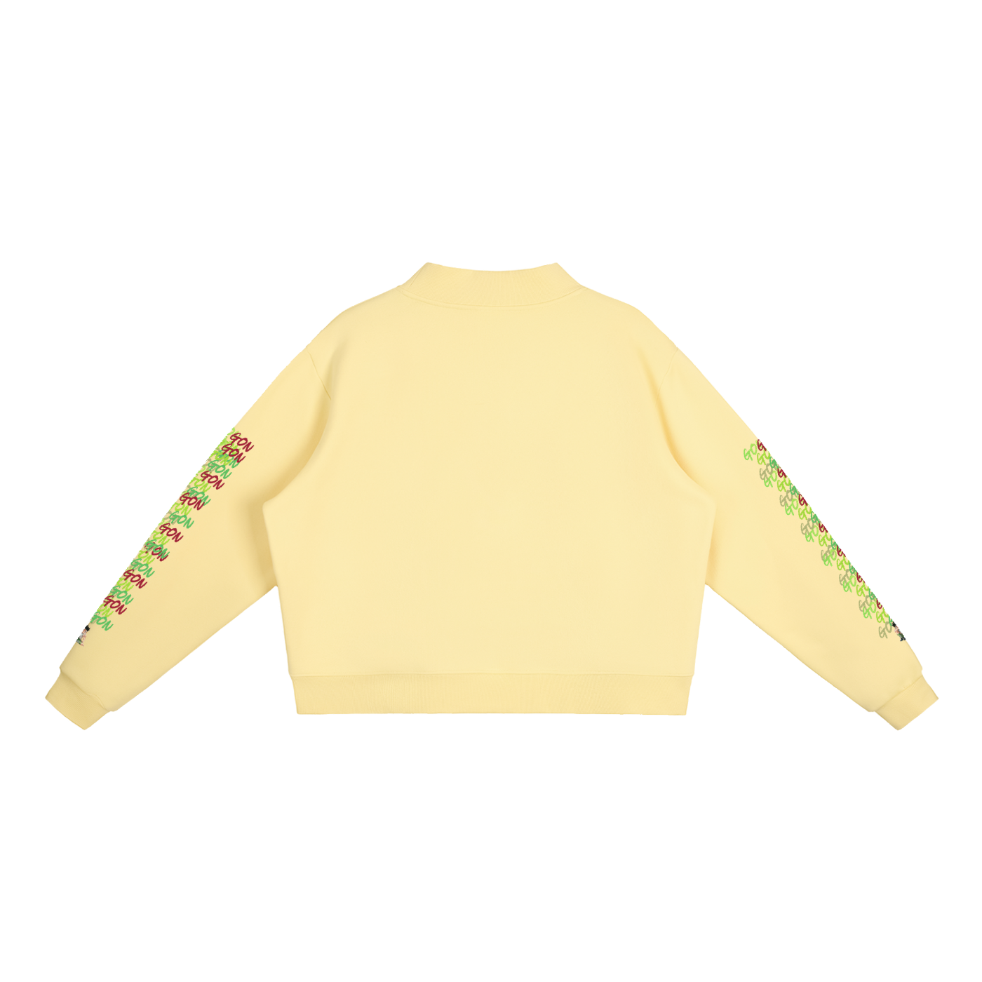 Essential Gon HxH Fleece Mock-Neck Crew Sweatshirt
