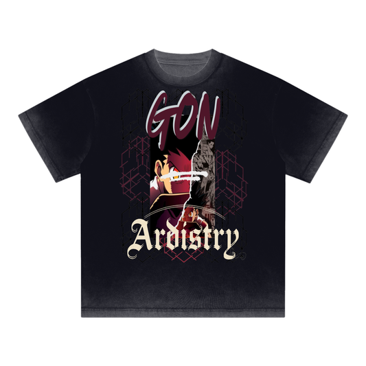 Reverse Gon HxH Dyed Loose Cotton T-Shirt