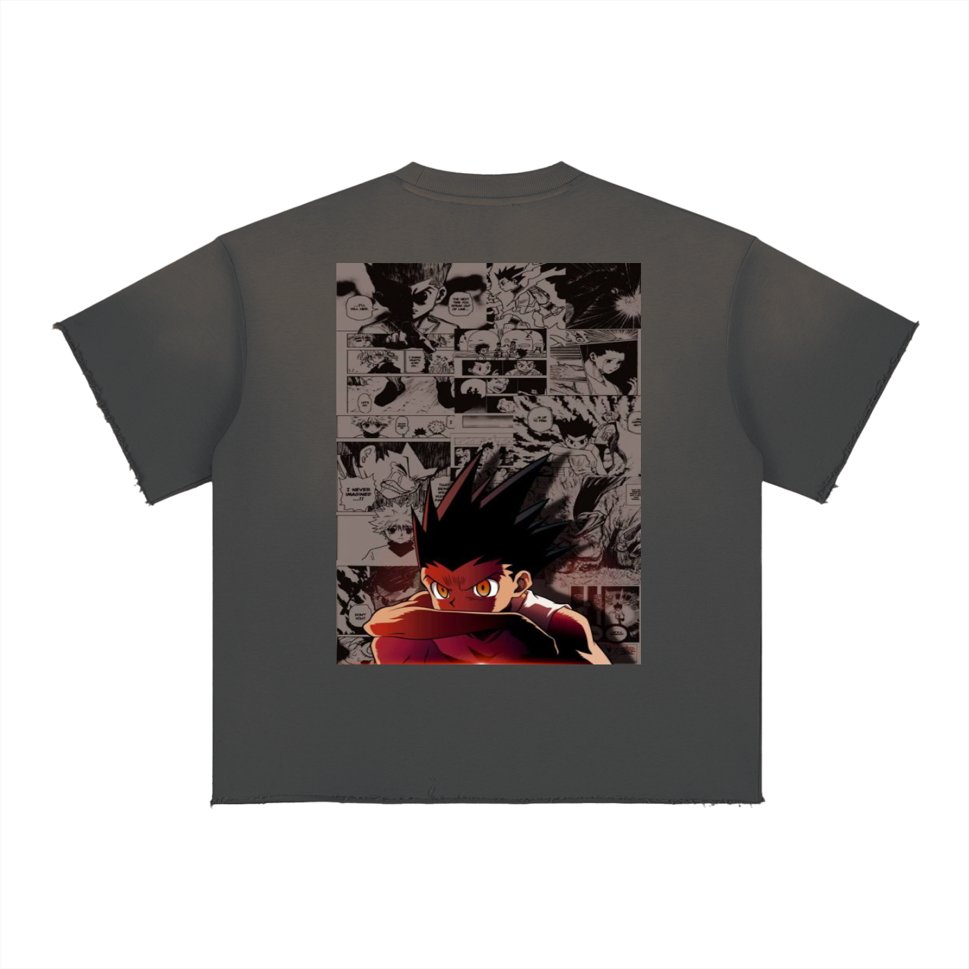 Sun Fade Raw Edge HunterxHunter T-Shirt