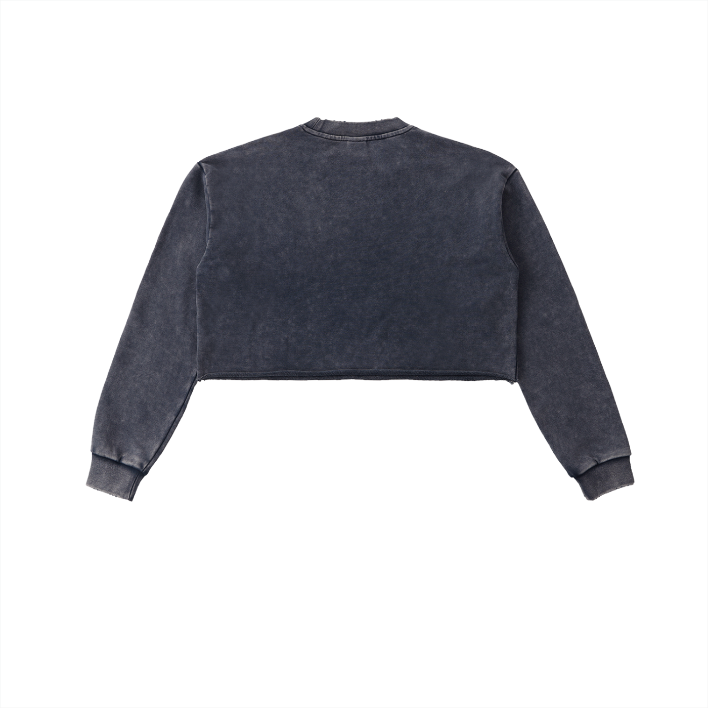 Snow Washed Gon HxH Raw Edge Women Cropped Sweatshirt