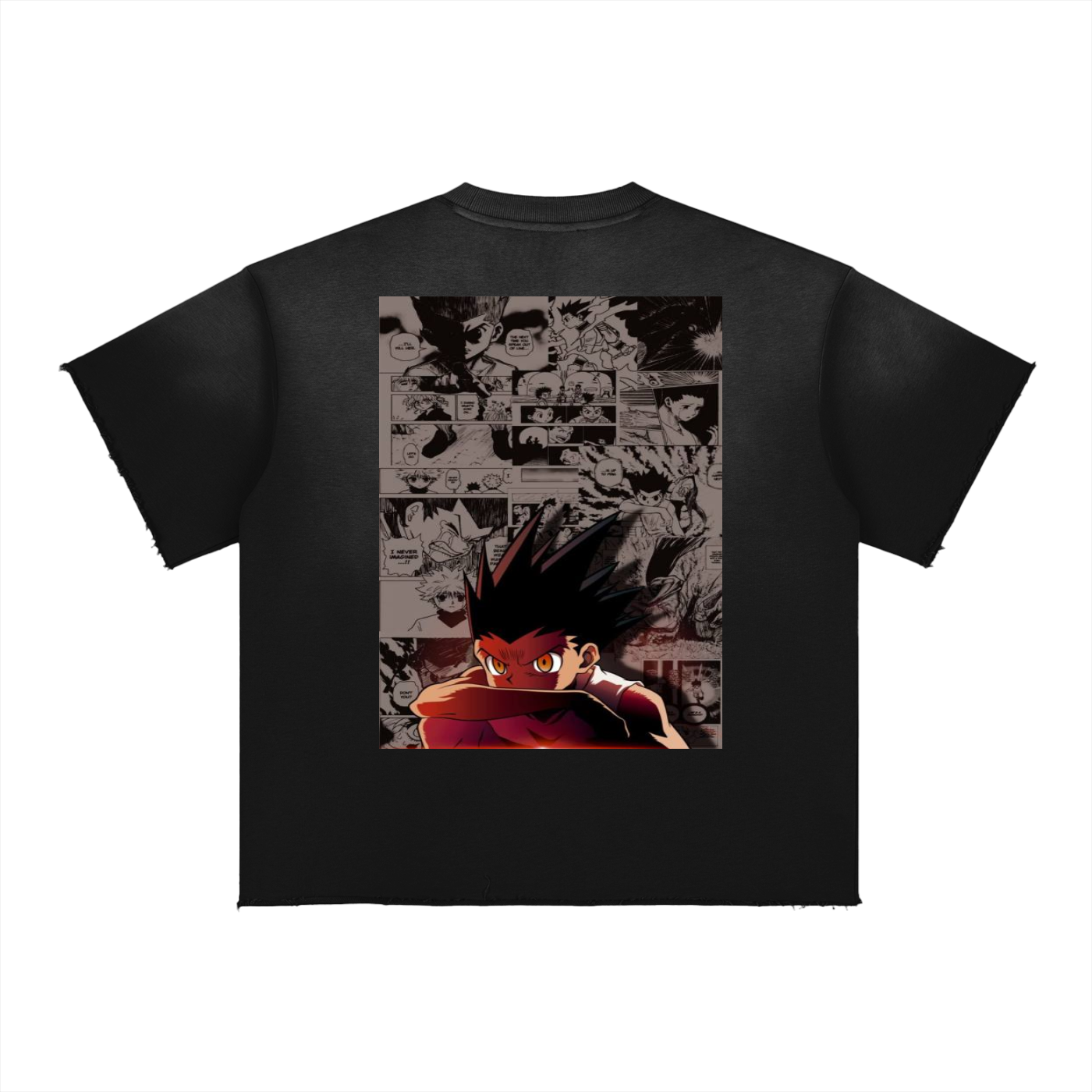 Sun Fade Raw Edge HunterxHunter T-Shirt
