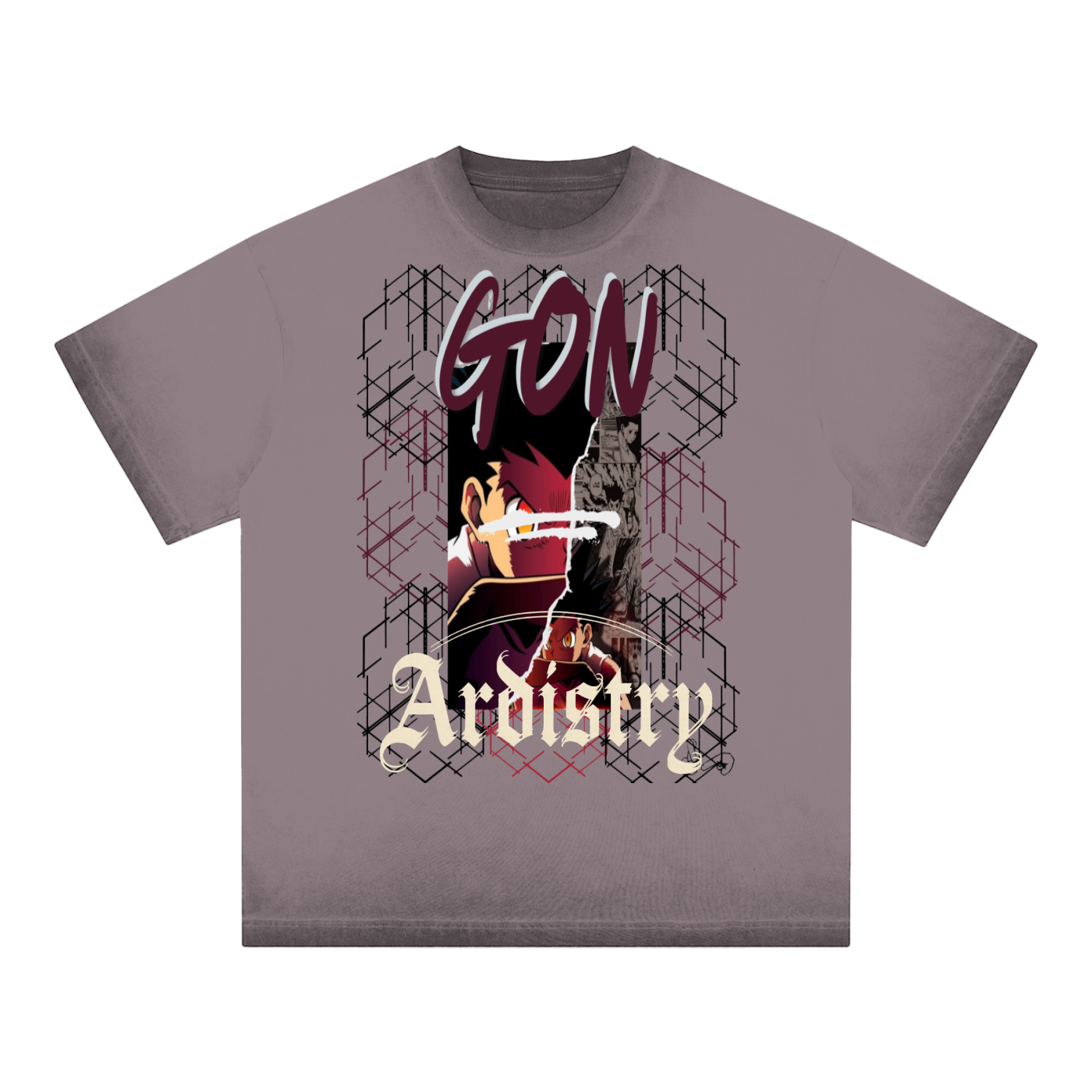 Reverse Gon HxH Dyed Loose Cotton T-Shirt