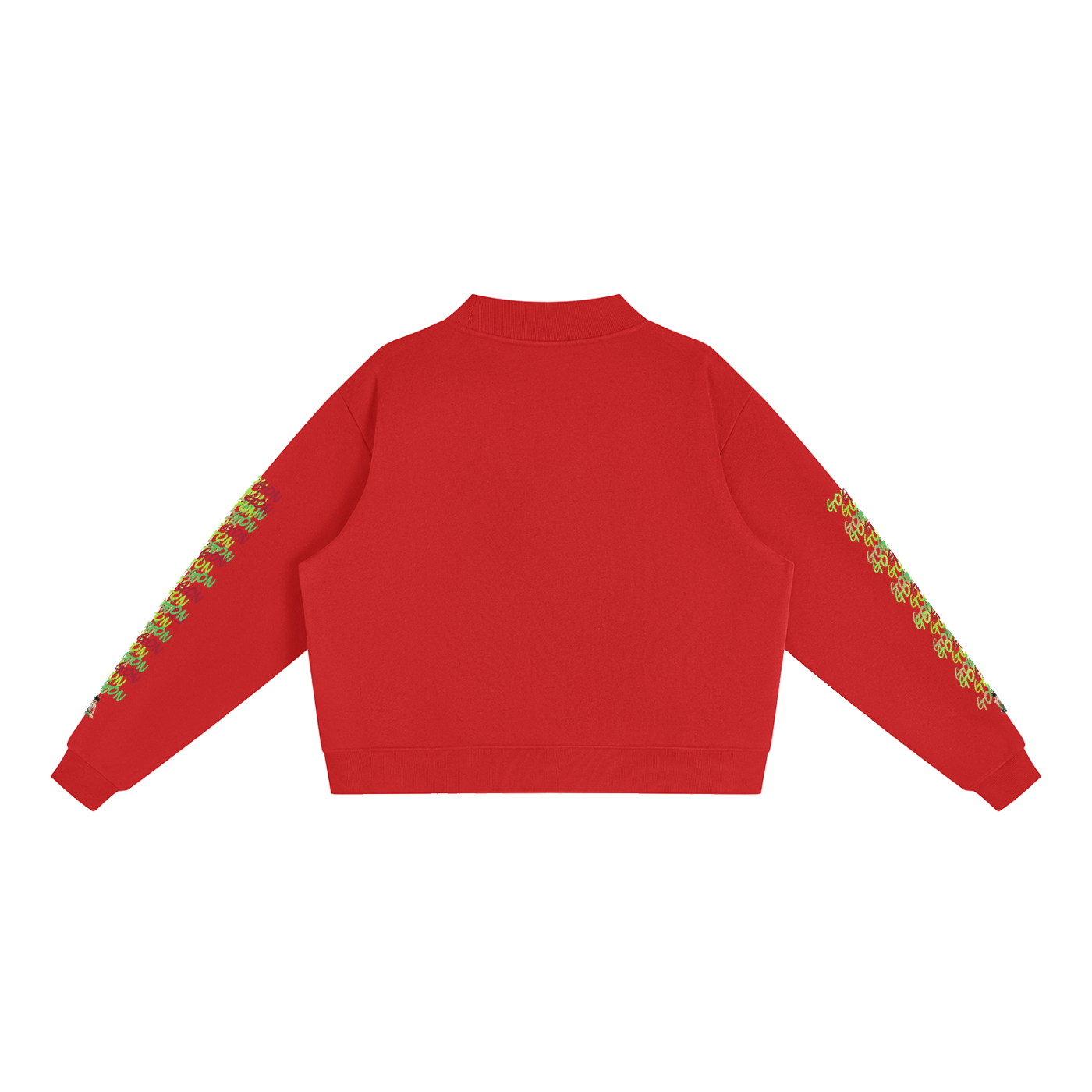 Essential Gon HxH Fleece Mock-Neck Crew Sweatshirt