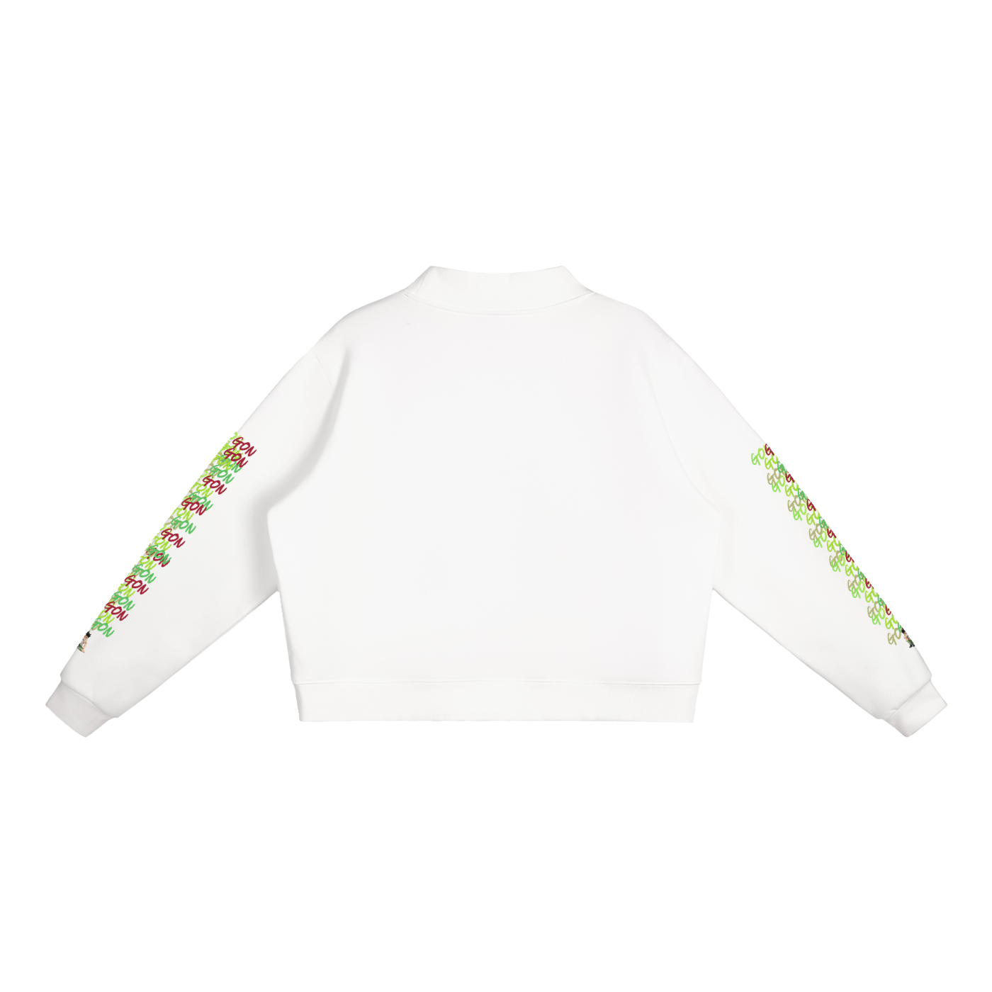 Essential Gon HxH Fleece Mock-Neck Crew Sweatshirt