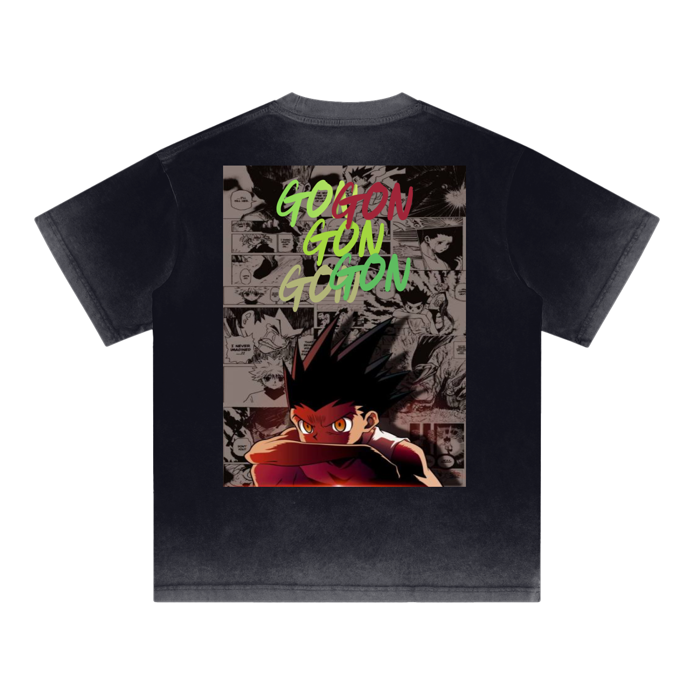 Reverse Gon HxH Dyed Loose Cotton T-Shirt
