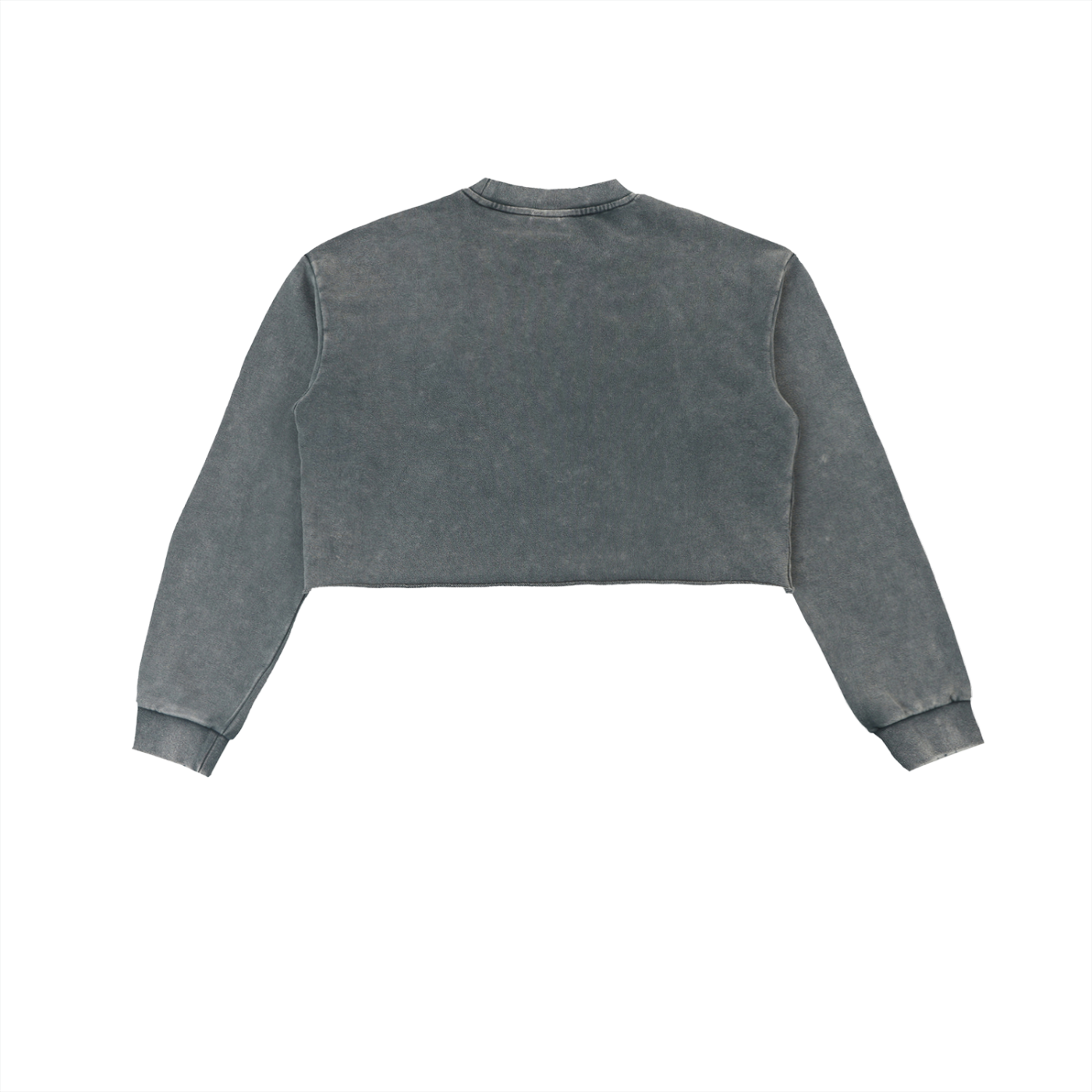 Snow Washed Gon HxH Raw Edge Women Cropped Sweatshirt