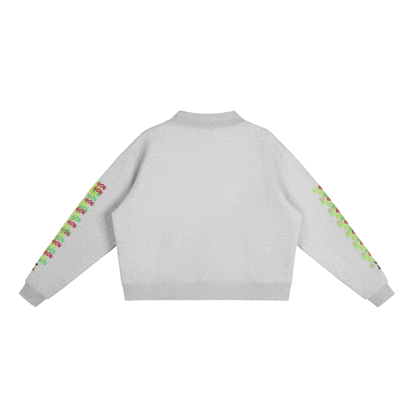 Essential Gon HxH Fleece Mock-Neck Crew Sweatshirt